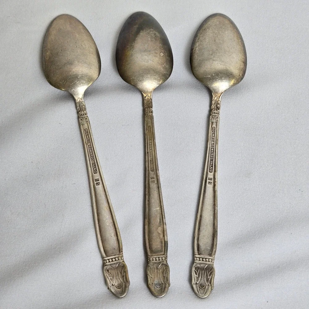 Holmes & Edwards‎ Silverplate Teaspoons, Danish Princess, 6.25